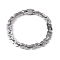Non-Tarnish 304 Stainless Steel Oval & Rectangle Link Chain Bracelet for Men Women, Stainless Steel Color, 8-3/8 inch(21.2cm)