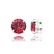 Preciosa® MAXIMA Crystal in Sew-On Cup, Czech Crystal, 719 37 081 Chaton(Round), Silver, 90110 Ruby, SS39(8.15~8.4mm)