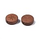 Деревянные бусины с лазерной гравировкой WOOD-S053-53I-3