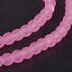 Прозрачные стеклянные бусины GLAA-S031-4mm-20-3