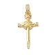 Подвески из латуни и кубического циркония KK-L216-054G-01-1