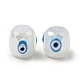 Непрозрачные стеклянные бусы GLAA-F121-02A-1