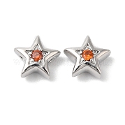 Латунь с кубическим цирконием бусины бусины KK-K333-29P-03