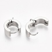 Фурнитура для сережек-колец из нержавеющей стали 201 STAS-S079-79