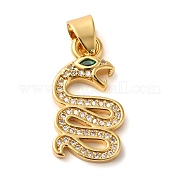 Латунные микро проложить кубического циркония подвески KK-M099-10G-A