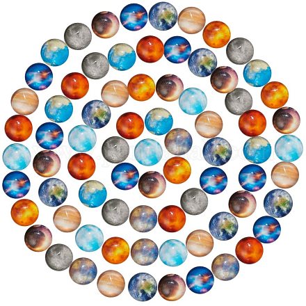 Кабошоны из стекла GLAA-SC0001-03B-1