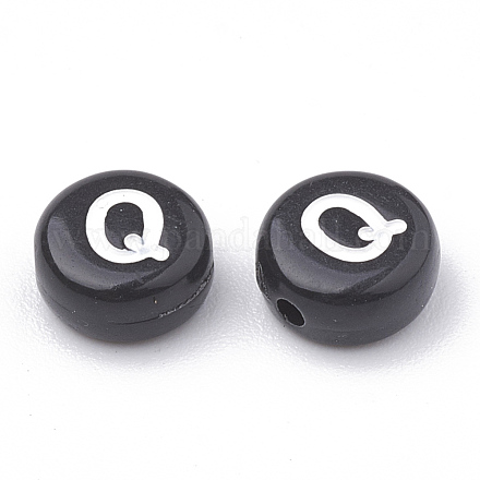 Непрозрачные акриловые бусины SACR-N002-02Q-1
