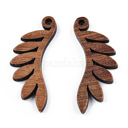 Подвески из натурального орехового дерева WOOD-T023-20-1