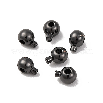 Зажимные бусины из латуни KK-Z030-16A-B-1