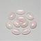 Natural Rose Quartz Cabochons, Oval, 18x13x5mm