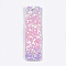 PU Leather Big Pendants, with Sequins, Rectangle, Colorful, 60x15x2mm, Hole: 3mm