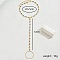 Holiday Brass Micro Pave Zircon Flower Tassel Charm Anklets Toe Ring for Women