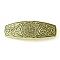 Alloy Hair Barrettes, for Woman Girls, Antique Golden, Word, 83.5x28.5x12.5mm