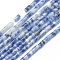 Natural Blue Spot Jasper Beads Strands, Column, 4~5x2~2.5mm, Hole: 0.6~0.8mm, about 88pcs/strand, 15 inch