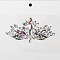 Acrylic Face Gems Stickers, Self Adhesive Temporary Tattoo, with Teardrop & Half Round & Horse Eye Rhinestones, Colorful, 0.45~3x0.45~0.95x0.2~0.5cm