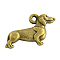 Tibetan Style Alloy Sausage Dog/Dachshund Pendants, Cadmium Free & Nickel Free & Lead Free, Antique Bronze, 13x21x2.5mm, Hole: 1.5mm