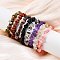 Chip Gemstone Stretch Beaded Bracelets for Kids, Inner Diameter: 1-3/4 inch(4.5cm)