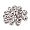 Non-Tarnish 304 Stainless Steel Oval Links Connectors, Coffee Bean, Stainless Steel Color, 8.3x10.5x2.4mm, Hole: 2.8mm