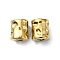 Ion Plating(IP) 304 Stainless Steel Beads, Column, Real 18K Gold Plated, 9x8mm, Hole: 3mm