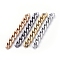 Handmade Plastic Curb Chains, with CCB Plastic Linking Ring, Mixed Color, Link: 30x21x6mm, about 39.37 inch(1m)/strand