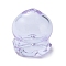 Jellyfish Glass Bead Cone, for Wind Chimes Making, Lavender, 16x15x15.5mm, Hole: 2.3mm