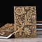 3D Embossed PU Leather Notebook, for School Office Supplies, A5 Ocean Theme Pattern Journal, Antique Bronze, 215x145mm
