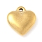 304 Stainless Steel Heart Pendants, 17x16x5mm, Hole: 1.5mm