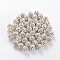Polymer Clay Rhinestone Beads, Pave Disco Ball Beads, Grade A, Crystal, PP9(1.5.~1.6mm), 6mm, Hole: 1.2mm