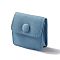 Rectangle Velvet Pouches, with Iron Clasp, Jewelry Storage Bags, for Rings & Necklaces & Bracelet Holders, Cornflower Blue, 6.2x6x1.1cm
