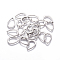 Tarnish Resistant 304 Stainless Steel Open Pendants, Teardrop, Stainless Steel Color, 17x11x1mm, Hole: 0.8mm