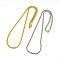 304 Stainless Steel Venetian Chain Necklace Making, Mixed Color, 24.02 inch(61cm)x5mm