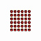 Cloth Fabric Covered Pendants, with Aluminum Findings Inside and Golden Tone CCB Jump Rings, Round, FireBrick, 25mm, Hole: 1.5mm