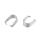 Non-Tarnish 304 Stainless Steel Snap on Bails, Stainless Steel Color, 7x3mm, Pin: 0.6mm