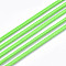 Korean Waxed Polyester Cords, for Jewelry Making, Light Green, 2mm, about 10m/roll