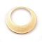304 Stainless Steel Pendants, Ring, Golden, 45x1mm, Hole: 32mm