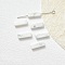 Natural Howlite Beads, Cuboid, 13x4x4mm, Hole: 1.4mm