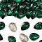 Preciosa® MAXIMA Crystal Fancy Stones, Czech Crystal, 435 16 301 Baroque Pear, Dura Foiling, 50730 Emerald, 14x10mm