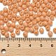 Непрозрачные цветные стеклянные бусины SEED-C001-02B-03-4