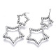 Серьги-гвоздики из латуни KK-N232-104P-NF-2