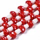Гриб ручной Lampwork бисер пряди LAMP-R116-13A-1