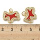 Латунные микро проложить кубического циркония подвески KK-H457-04G-02-3