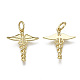 Латунные подвески KK-R133-053G-NF-2
