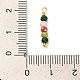 Стеклянные круглые подвески из бисера KK-M266-13G-02-3