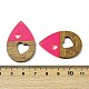Подвески из смолы и ореха WOOD-I013-07C-3