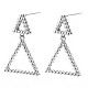 Серьги-гвоздики из латуни KK-N232-106P-NF-4