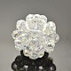 Прозрачные стеклянные кристаллы круглые плетеные бусины GLAA-A034-8mm-A18-1