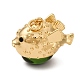 Латунные микро проложить кубического циркония подвески KK-U058-24G-1