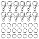 50 шт. Застежки-клешни из цинкового сплава FIND-YW0003-98P-1
