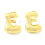 Серьги из латуни с покрытием стойки EJEW-S222-01G-E