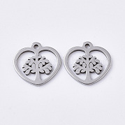 Не тускнеющие подвески из нержавеющей стали 201 STAS-T050-021P